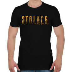 PRINTFASHION STALKER - Férfi póló - Fekete
