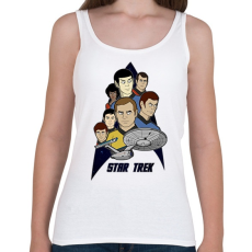 PRINTFASHION Star Trek - Női atléta - Fehér