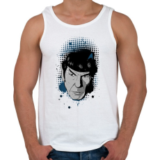 PRINTFASHION Star Trek - Spock - Férfi atléta - Fehér