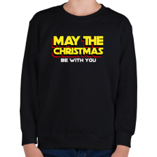 PRINTFASHION Star Wars Karácsony - Gyerek pulóver - Fekete