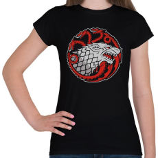 PRINTFASHION Stargaryen - Női póló - Fekete