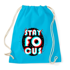 PRINTFASHION Stay Focus - Sportzsák, Tornazsák - Surf blue tornazsák