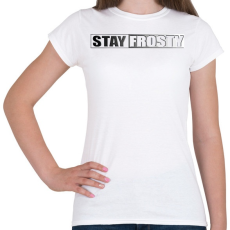 PRINTFASHION Stay Frosty - COD MW - Női póló - Fehér