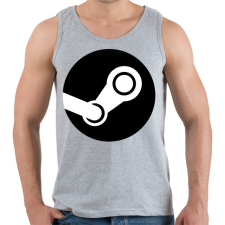 PRINTFASHION Steam - Férfi atléta - Sport szürke atléta, trikó