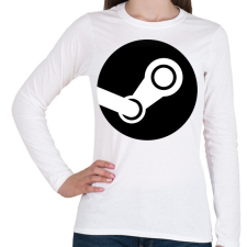 PRINTFASHION Steam - Női hosszú ujjú póló - Fehér női póló