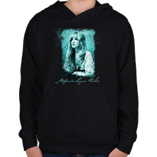 PRINTFASHION Stephanie Lynn Nicks - Gyerek kapucnis pulóver - Fekete