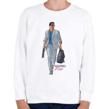 PRINTFASHION Sterling Archer - Gyerek pulóver - Fehér gyerek póló