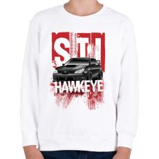PRINTFASHION STI Hawkeye - Gyerek pulóver - Fehér