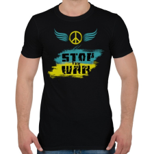 PRINTFASHION stop the war - Férfi póló - Fekete férfi póló