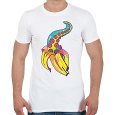 PRINTFASHION Strange banana - Férfi póló - Fehér