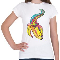 PRINTFASHION Strange banana - Női póló - Fehér