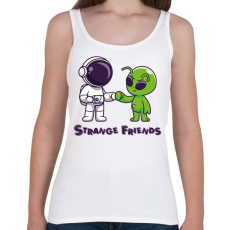 PRINTFASHION Strange Friends - Női atléta - Fehér