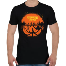 PRINTFASHION Stranger halloween - Férfi póló - Fekete férfi póló