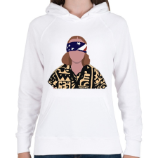 PRINTFASHION Stranger Things 11 - Női kapucnis pulóver - Fehér női pulóver, kardigán