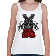 PRINTFASHION Stranger Things - Demogorgon Free Hugs - Női atléta - Fehér