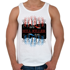 PRINTFASHION Stranger Things - Férfi atléta - Fehér