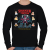 PRINTFASHION Stranger Things - Férfi pulóver - Fekete