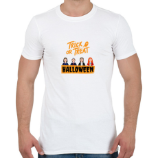 PRINTFASHION Stranger Things Halloween - Férfi póló - Fehér