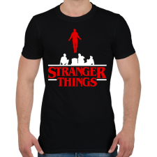 PRINTFASHION Stranger Things Max - Férfi póló - Fekete férfi póló