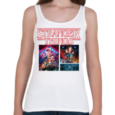 PRINTFASHION Stranger things - Női atléta - Fehér