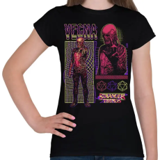 PRINTFASHION Stranger Things Vecna - Női póló - Fekete