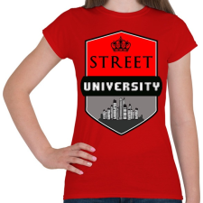 PRINTFASHION street university - Női póló - Piros női póló