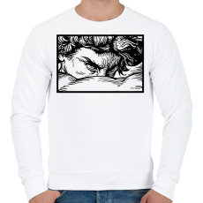 PRINTFASHION Streetwear painting - Férfi pulóver - Fehér