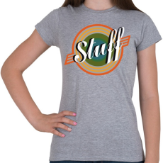 PRINTFASHION Stuff - Női póló - Sport szürke