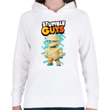 PRINTFASHION Stumble guys Hatshepsut - Női kapucnis pulóver - Fehér női pulóver, kardigán