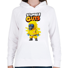 PRINTFASHION Stumble guys Hazmat nbc - Női kapucnis pulóver - Fehér
