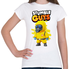 PRINTFASHION Stumble guys Hazmat nbc - Női póló - Fehér női póló