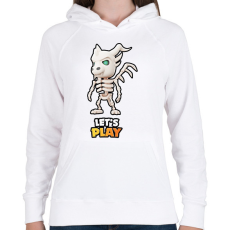 PRINTFASHION Stumble Guys - Undead Dragon - Női kapucnis pulóver - Fehér