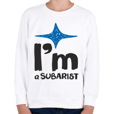 PRINTFASHION Subarist - Gyerek pulóver - Fehér