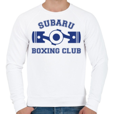 PRINTFASHION Subaru Boxing Club - Férfi pulóver - Fehér