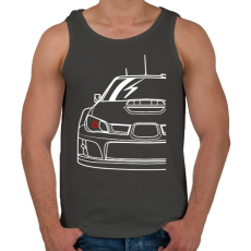 PRINTFASHION Subaru - Férfi atléta - Sötétszürke