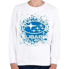 PRINTFASHION Subaru - Gyerek pulóver - Fehér gyerek pulóver, kardigán