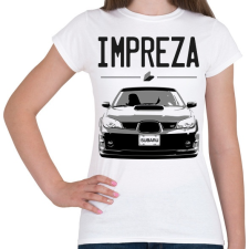 PRINTFASHION Subaru Impreza - Női póló - Fehér női póló