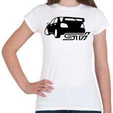 PRINTFASHION Subaru STi - Női póló - Fehér női póló