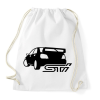 PRINTFASHION Subaru STi - Sportzsák, Tornazsák - Fehér