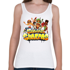 PRINTFASHION Subway surfers - Női atléta - Fehér