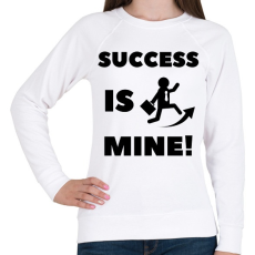 PRINTFASHION Success is mine - Női pulóver - Fehér