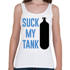 PRINTFASHION Suck my tank - Búvárkodás - Női atléta - Fehér