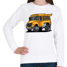 PRINTFASHION Sulibusz - Női pulóver - Fehér női pulóver, kardigán