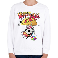 PRINTFASHION Sült húús - Gyerek pulóver - Fehér gyerek pulóver, kardigán