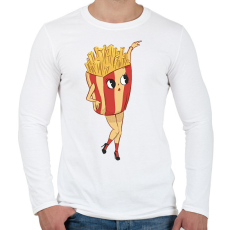PRINTFASHION Sültkrumpli - Férfi hosszú ujjú póló - Fehér