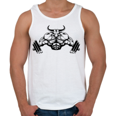 PRINTFASHION Súlyemelés - Férfi atléta - Fehér