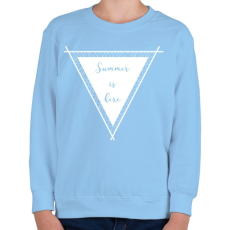 PRINTFASHION Summer. - Gyerek pulóver - Világoskék