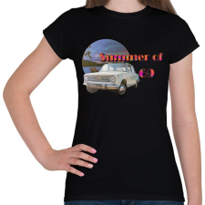 PRINTFASHION Summer of 69 - Női póló - Fekete női póló