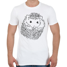 PRINTFASHION Sündisznó  - Férfi póló - Fehér