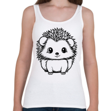 PRINTFASHION Sündisznó  - Női atléta - Fehér női trikó